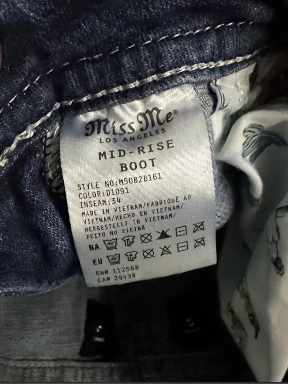 Miss Me dark blue